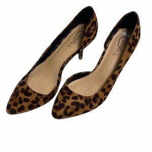 Candie's Brown Leopard Print Heels